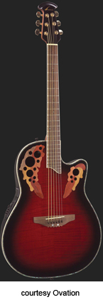 OVATION CELEBRITY DELUXE CUTAWAY SUPER SHALLOW (MODEL CC-48) for