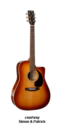 SIMON & PATRICK Vintage Burst 6 Cedar Cutaway (S&P 6 Cedar Cutaway