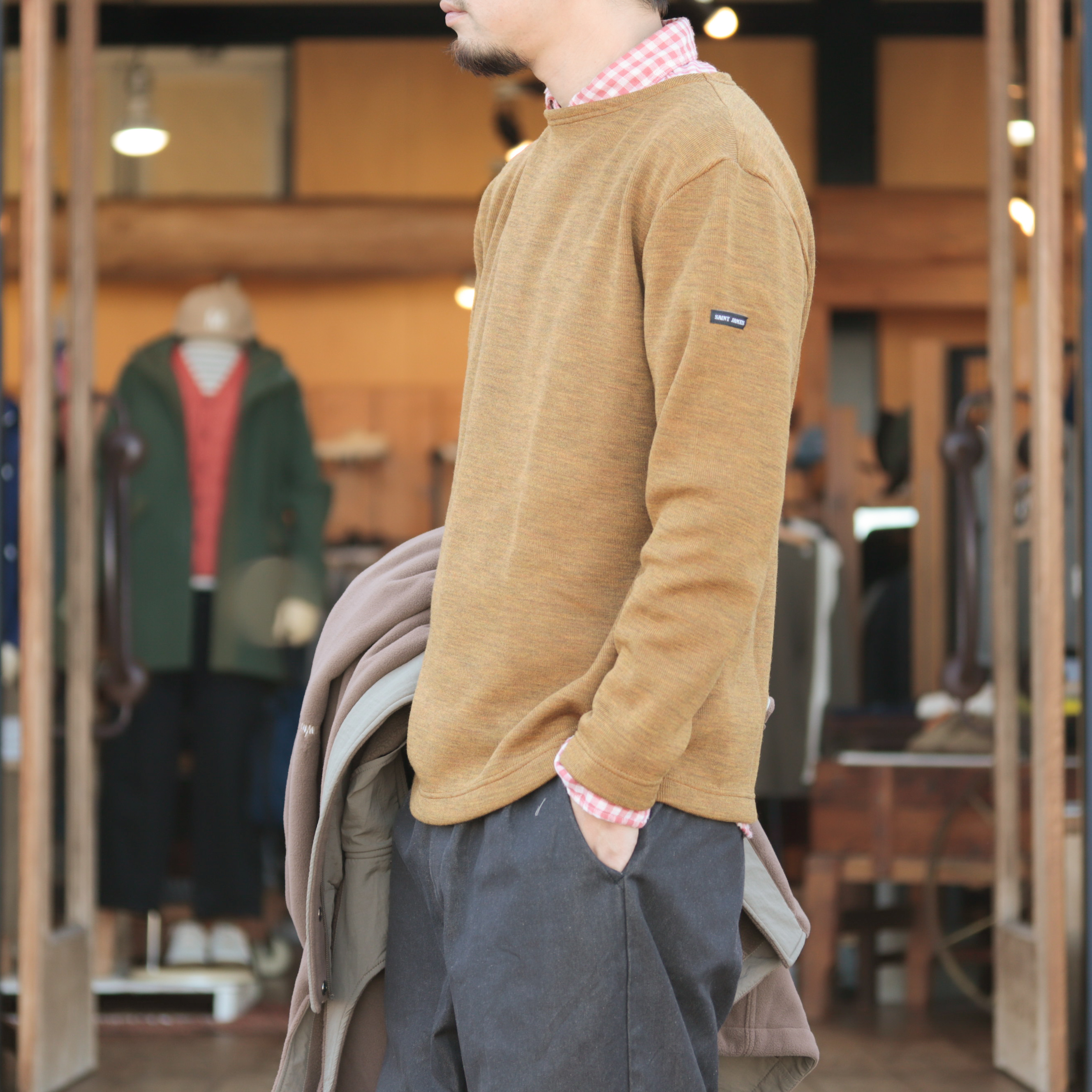 UNISEX】 SAINTJAMES[セントジェームス] ダブルフェイスセーター入荷