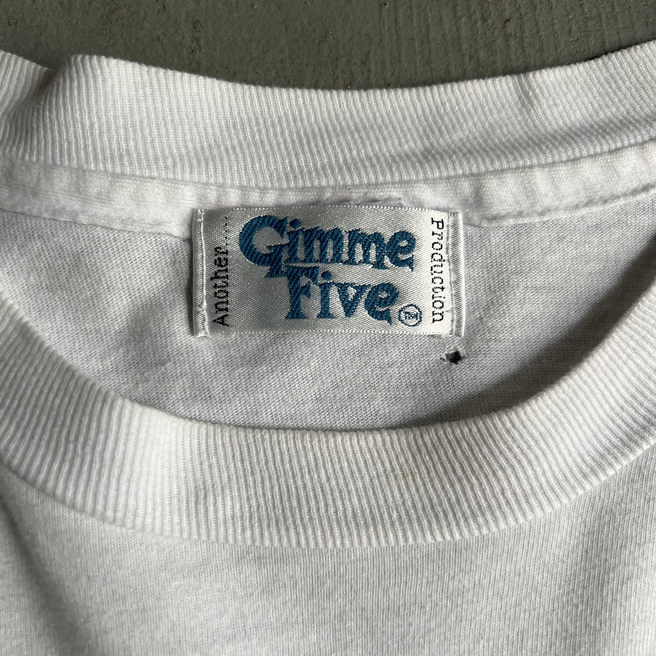 90s Gimme Five × Judy Blame Print Tee - blue room