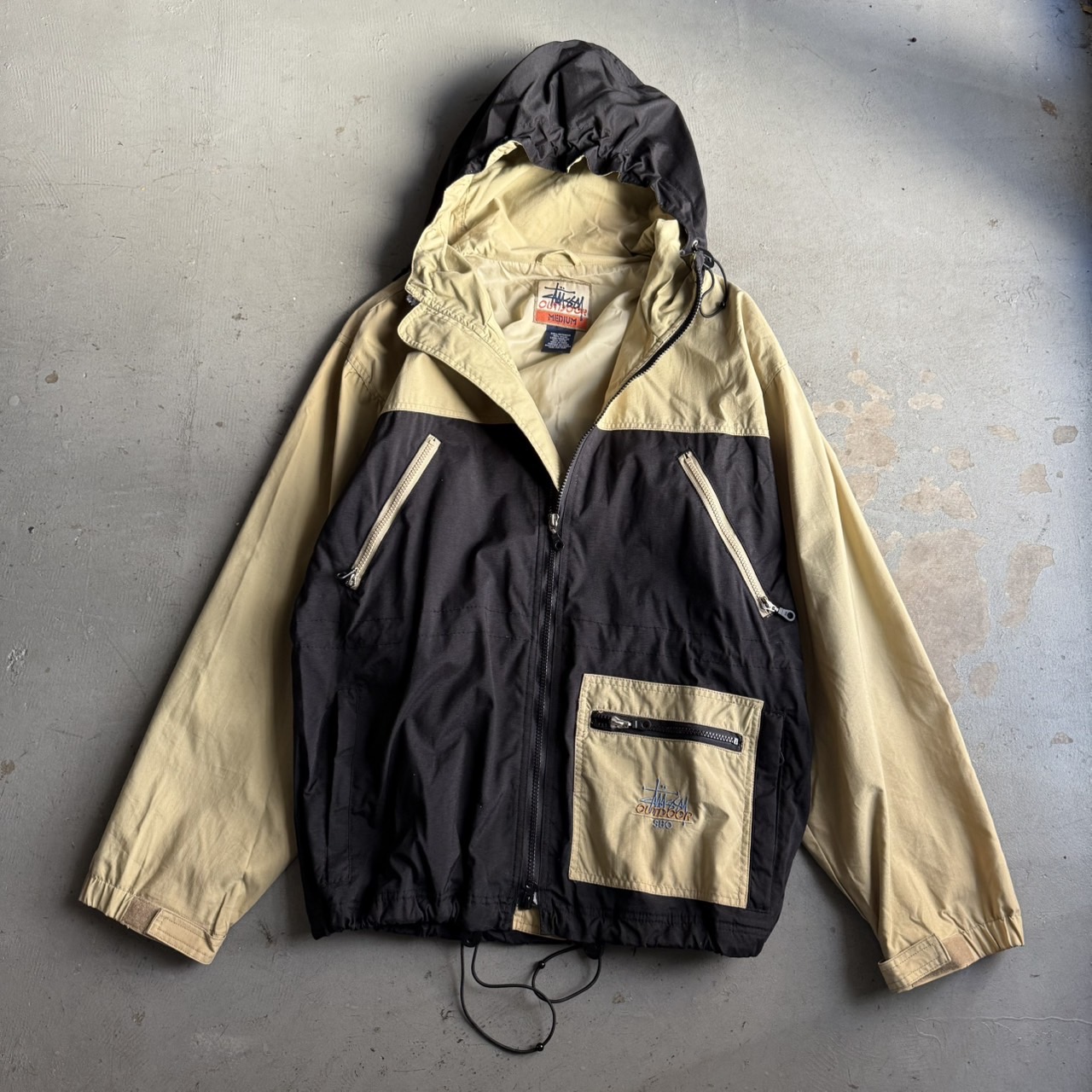 90s Stussy Outdoor Nylon Jacket - blue room