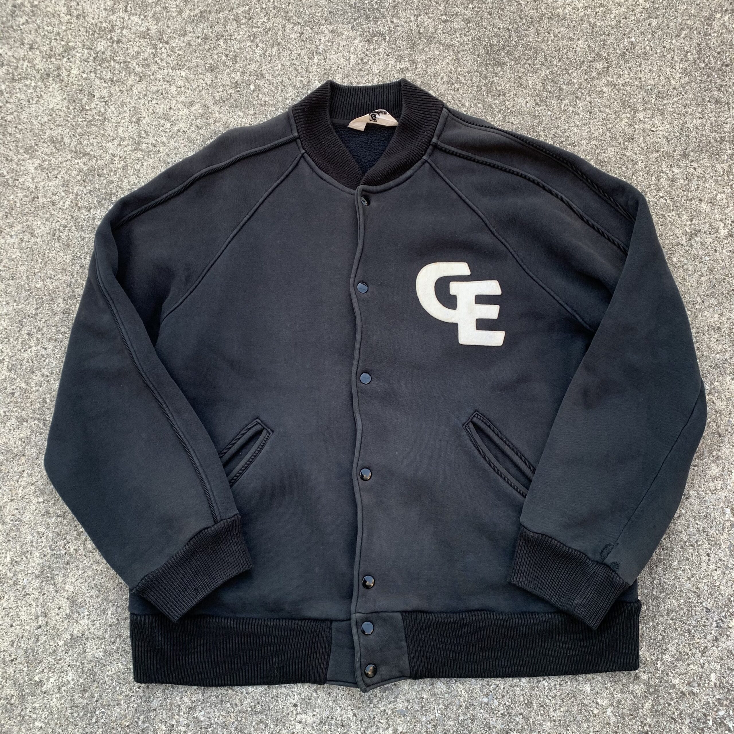 GOODENOUGH Sweat Stadium Jacket - blue room