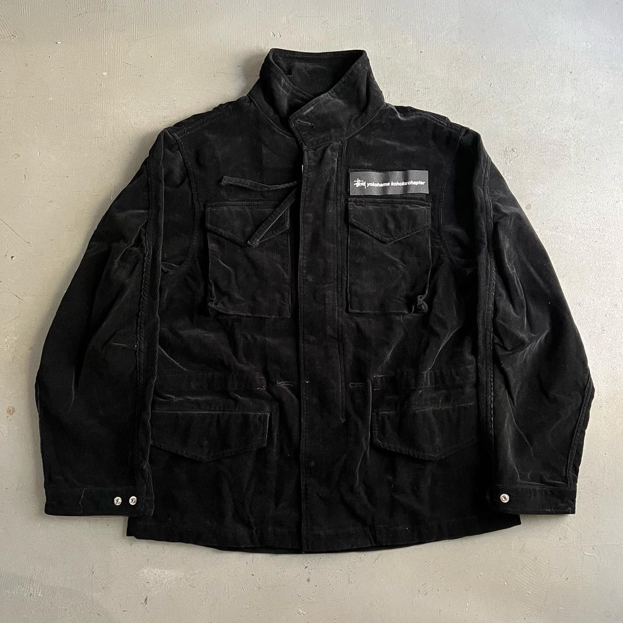 2006 Stussy “YOKOHAMA KOHOKU CHAPTER” M-65 Jacket - blue room