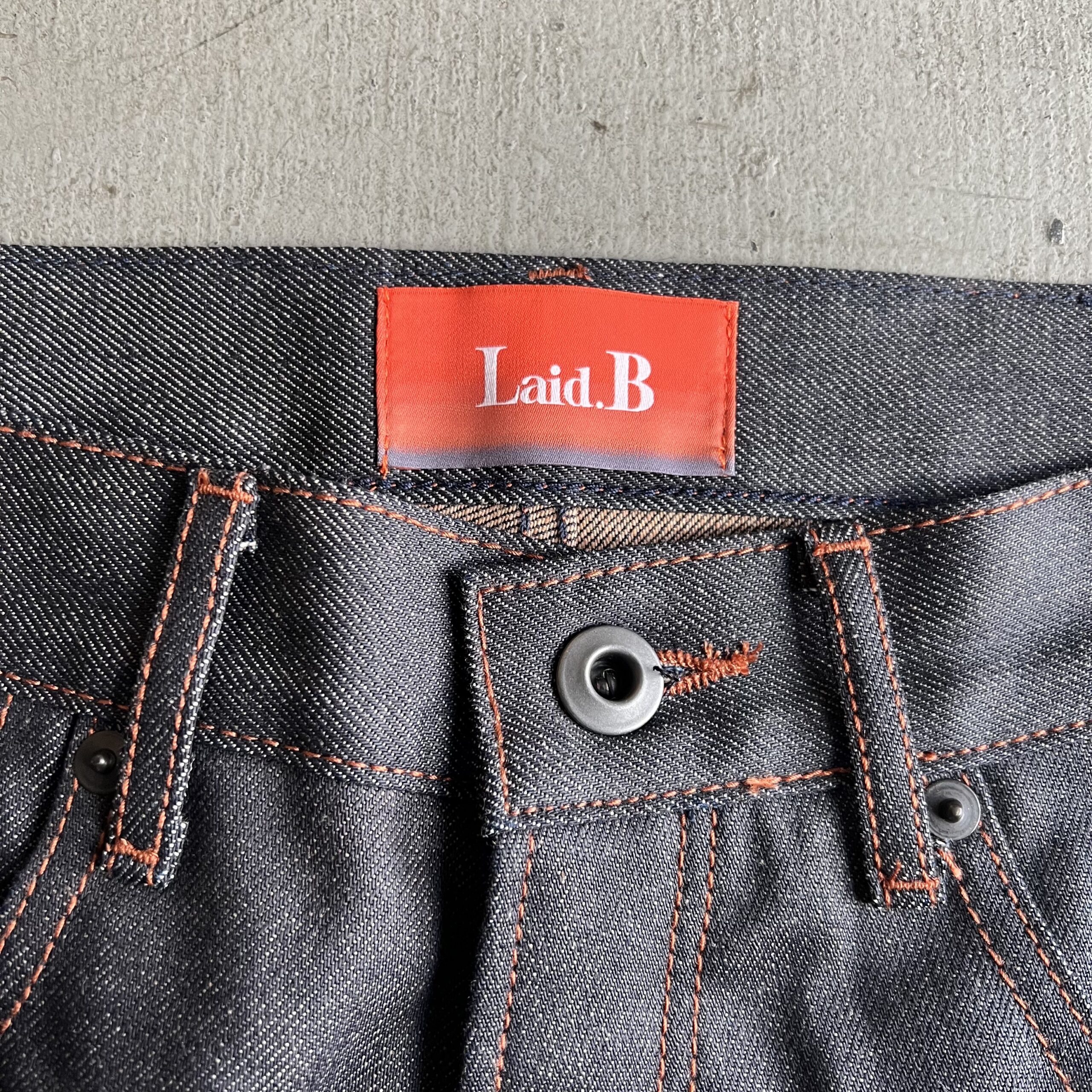 Blue room × Laid.B Dusk Ventilation Denim Pants (Size1) - blue room