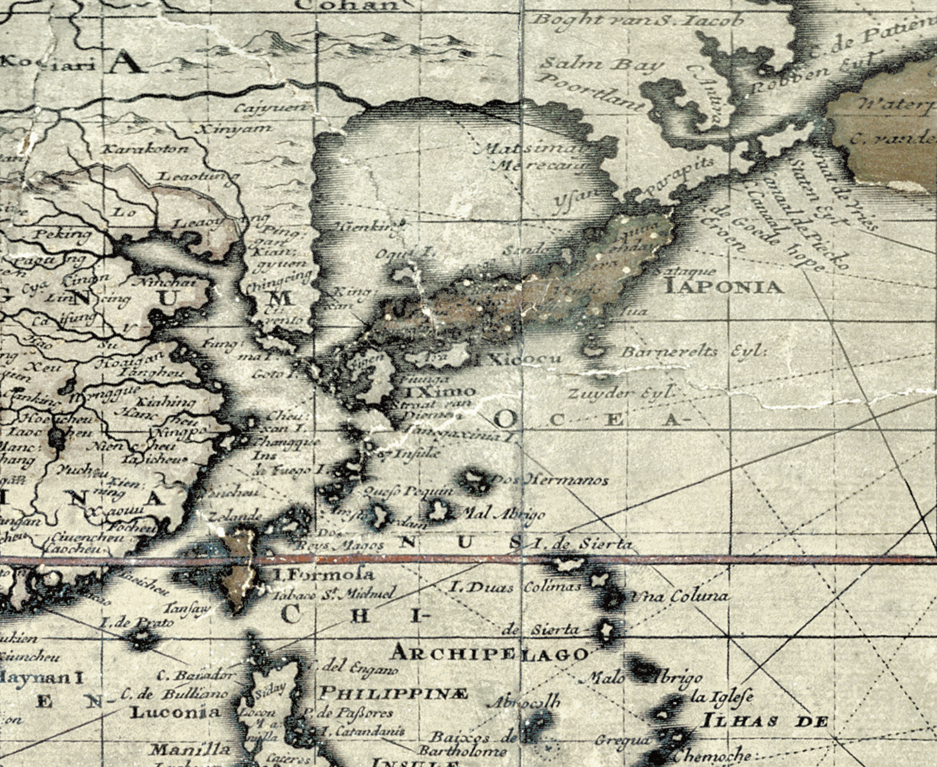 ファルク地球図ポスター - 渡辺教具製作所