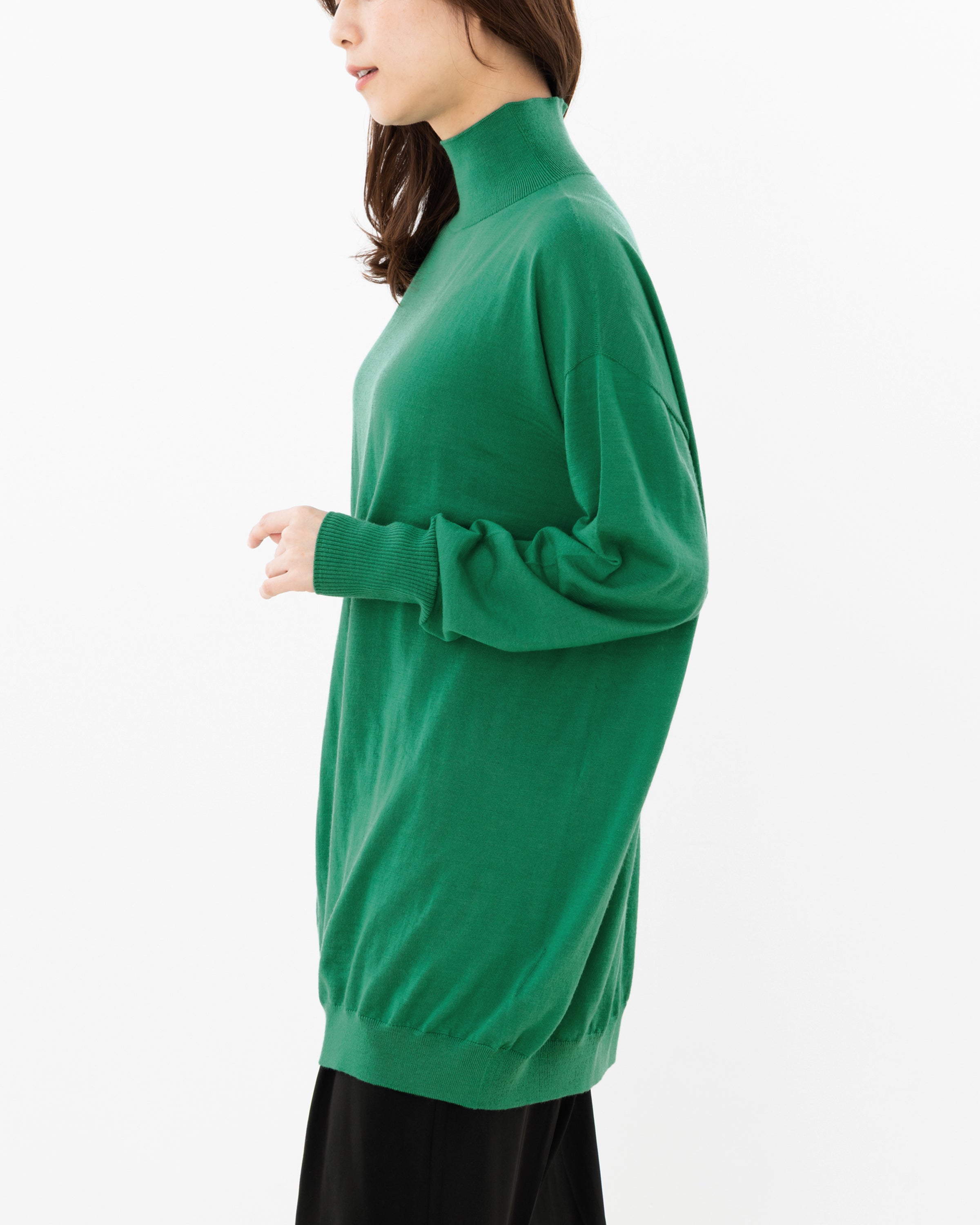 タートルネックプルオーバー KURUMIFACTORY 日本製 ホールガーメント