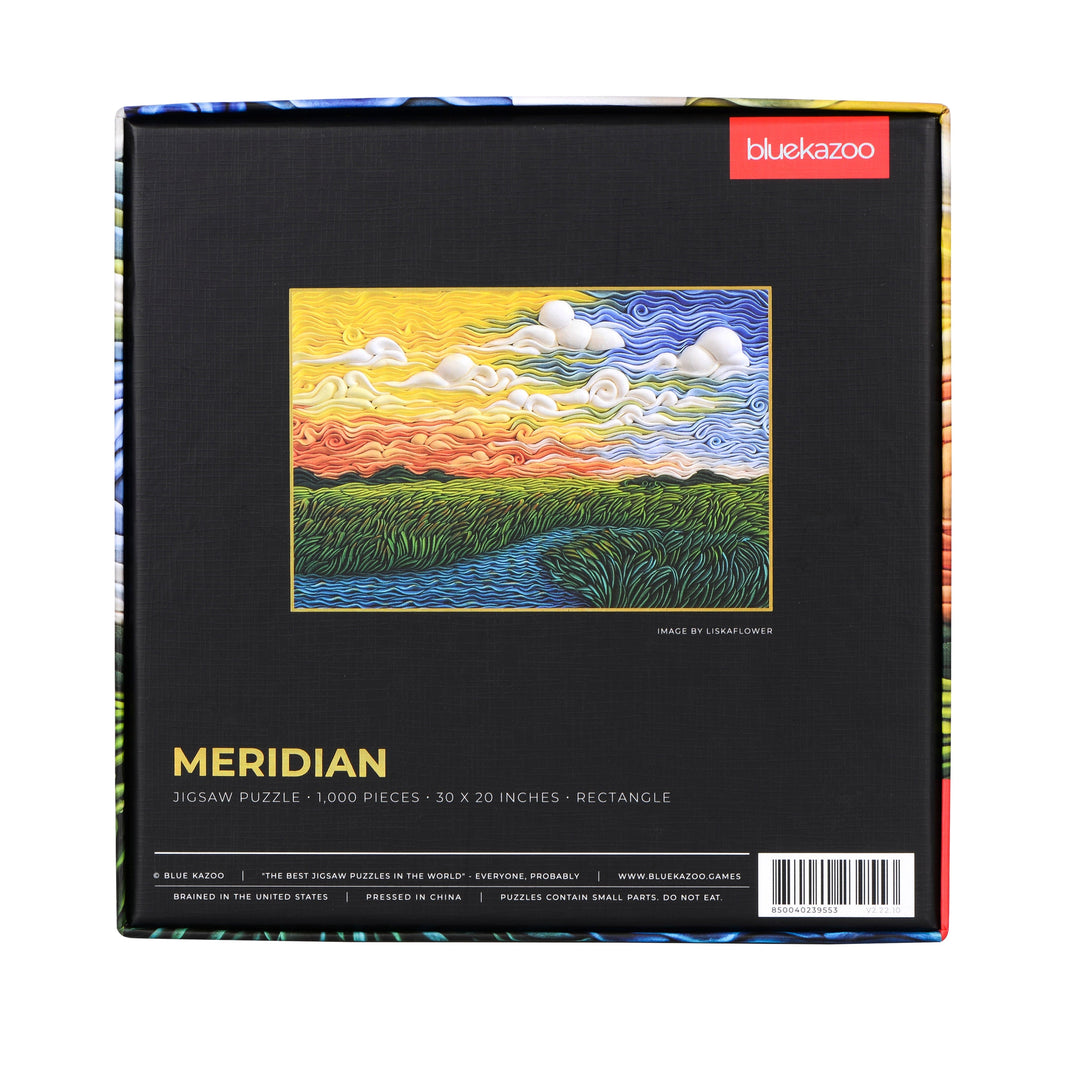 MERIDIAN Colorful Jigsaw Puzzle by Blue Kazoo