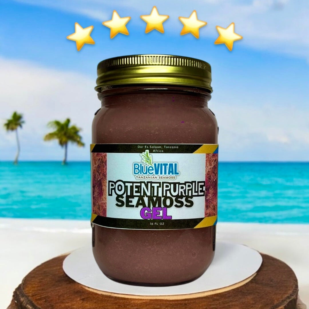 Potent Purple Tanzanian Seamoss Gel – Blue Vital USA (Tanzanian