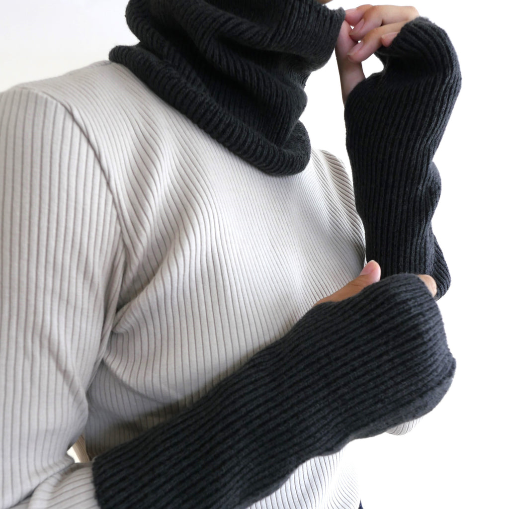 カシミヤネックウォーマー |シルクのブルムン