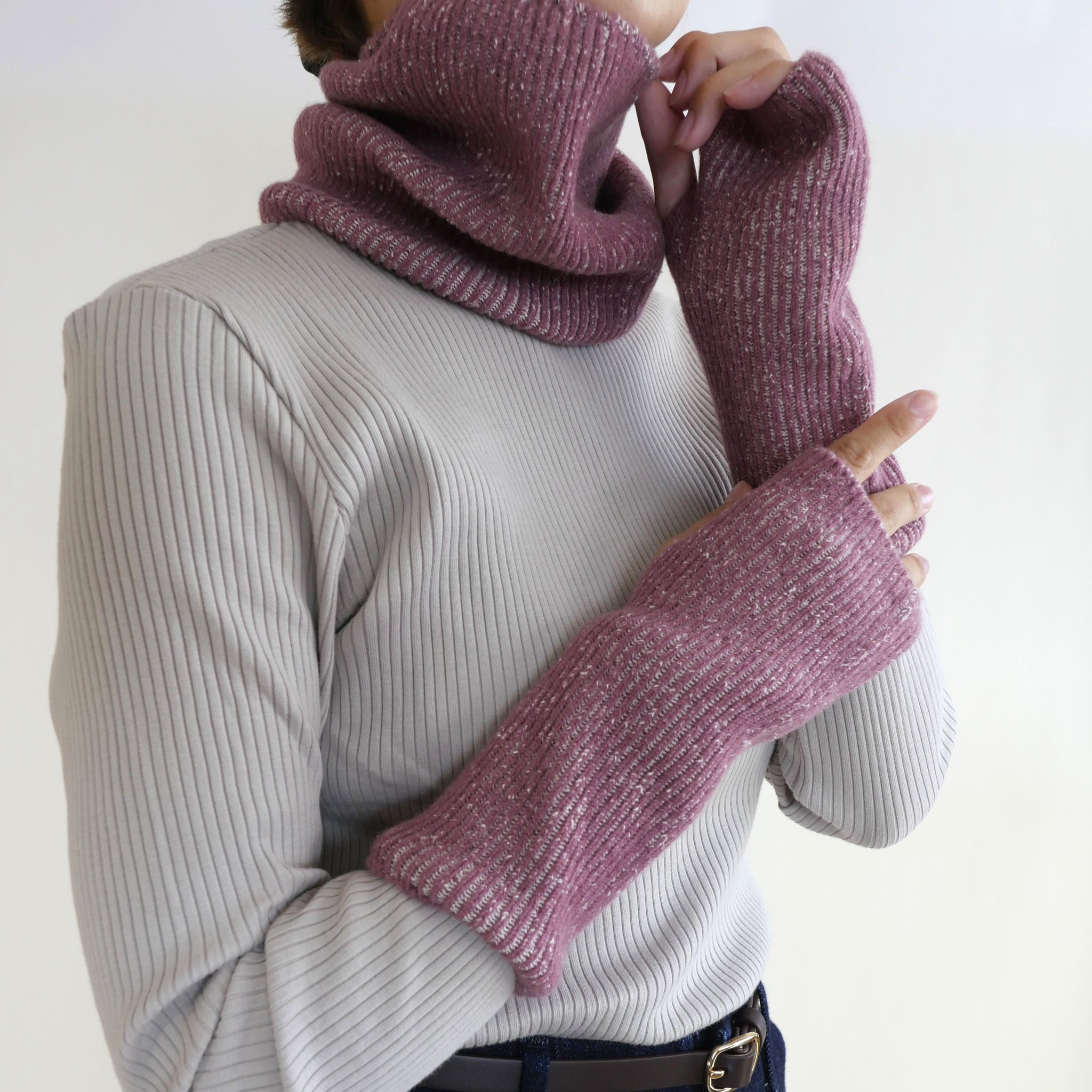 カシミヤネックウォーマー |シルクのブルムン