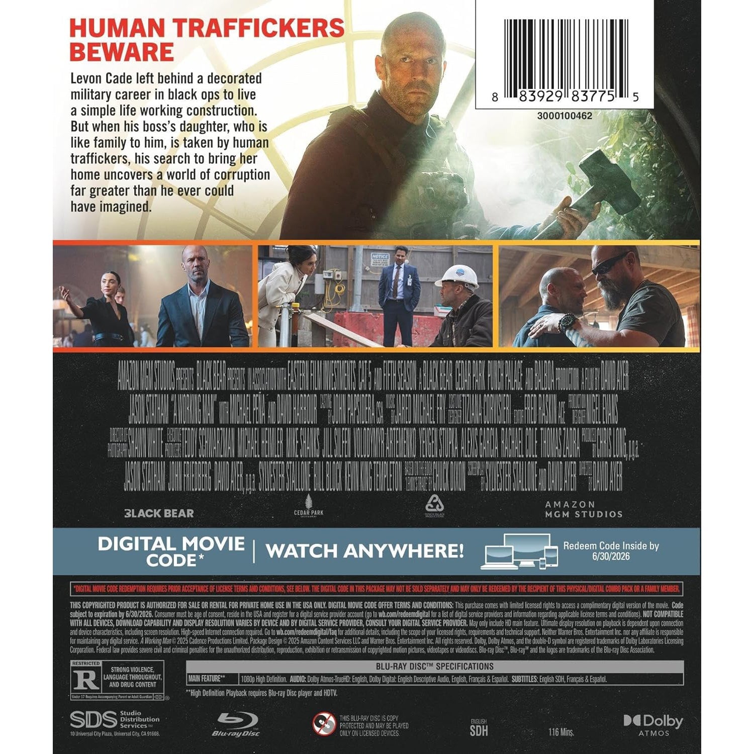 A Working Man (2025) (Blu-ray) – Bluraymania