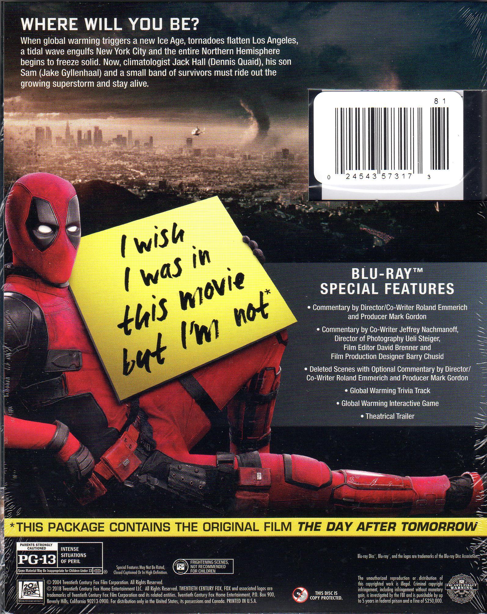 The Day After Tomorrow: Deadpool Photobomb Edition (Exclusive Slip