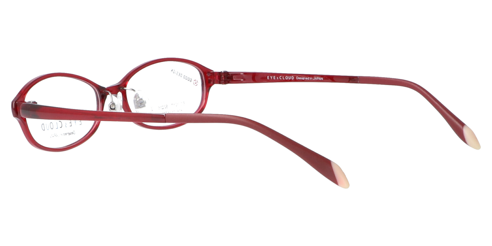 アイクラウド EC1017_52_レッド | メガネ通販・取り寄せ専門サイト