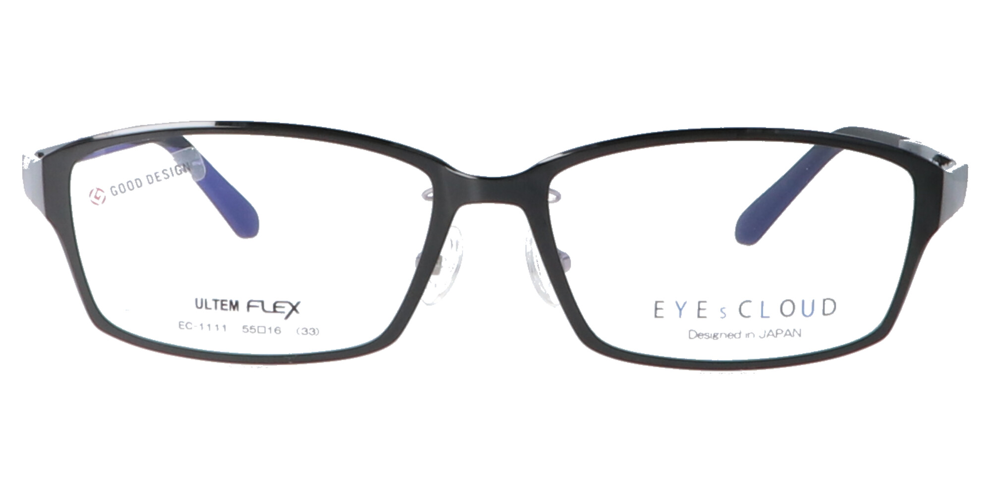 アイクラウド EC1111_55_ブラック | メガネ通販・取り寄せ専門サイト