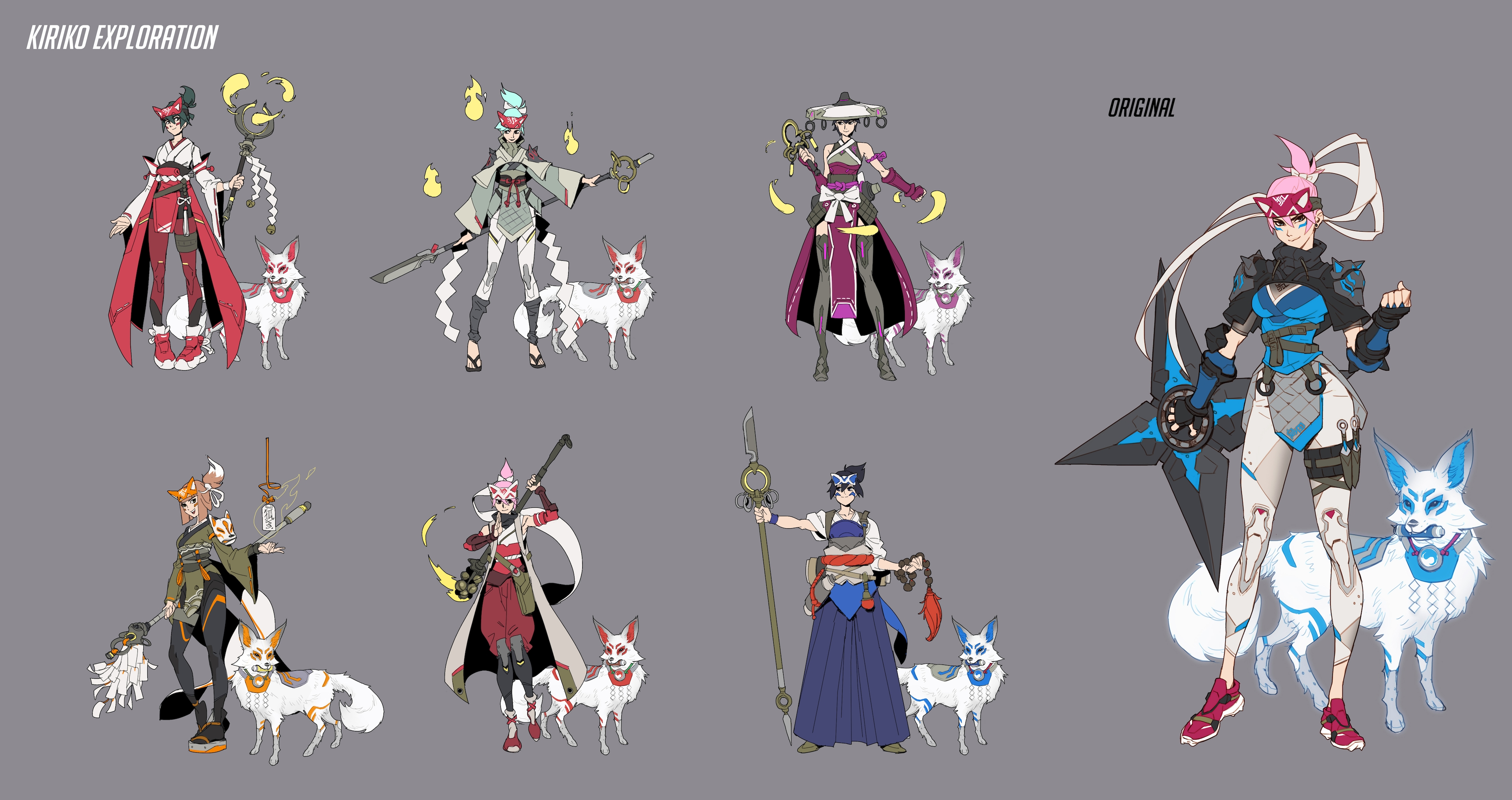 Let the Kitsune guide you: A first look at Kiriko's concept and