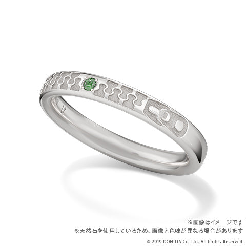 U-TREASUREコラボ】Team B カラーストーンリング シルバー – ブラック