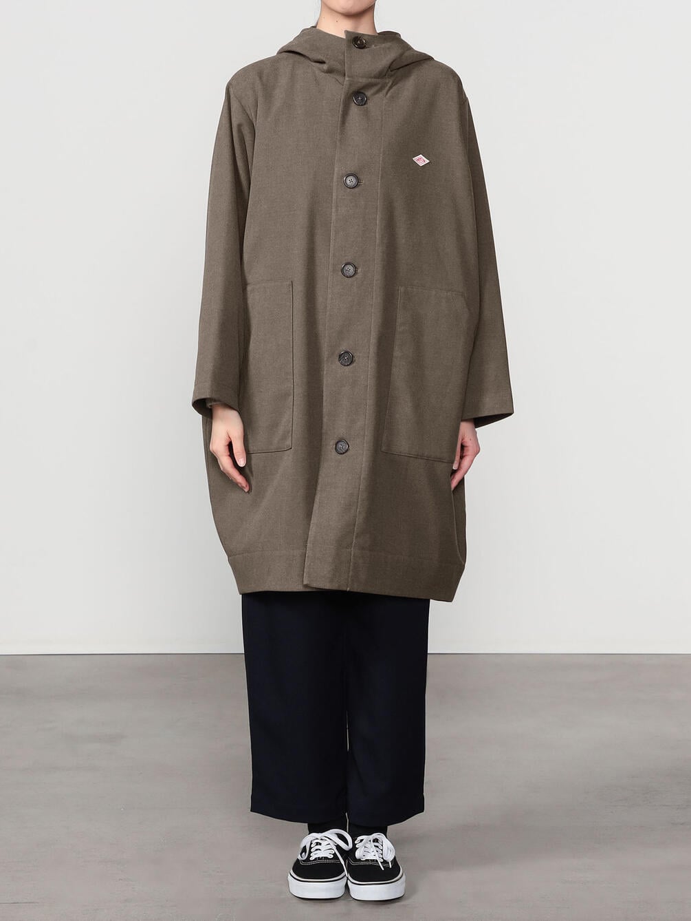 ノベルティ対象】DANTON | ウールライク フードコート WOMEN