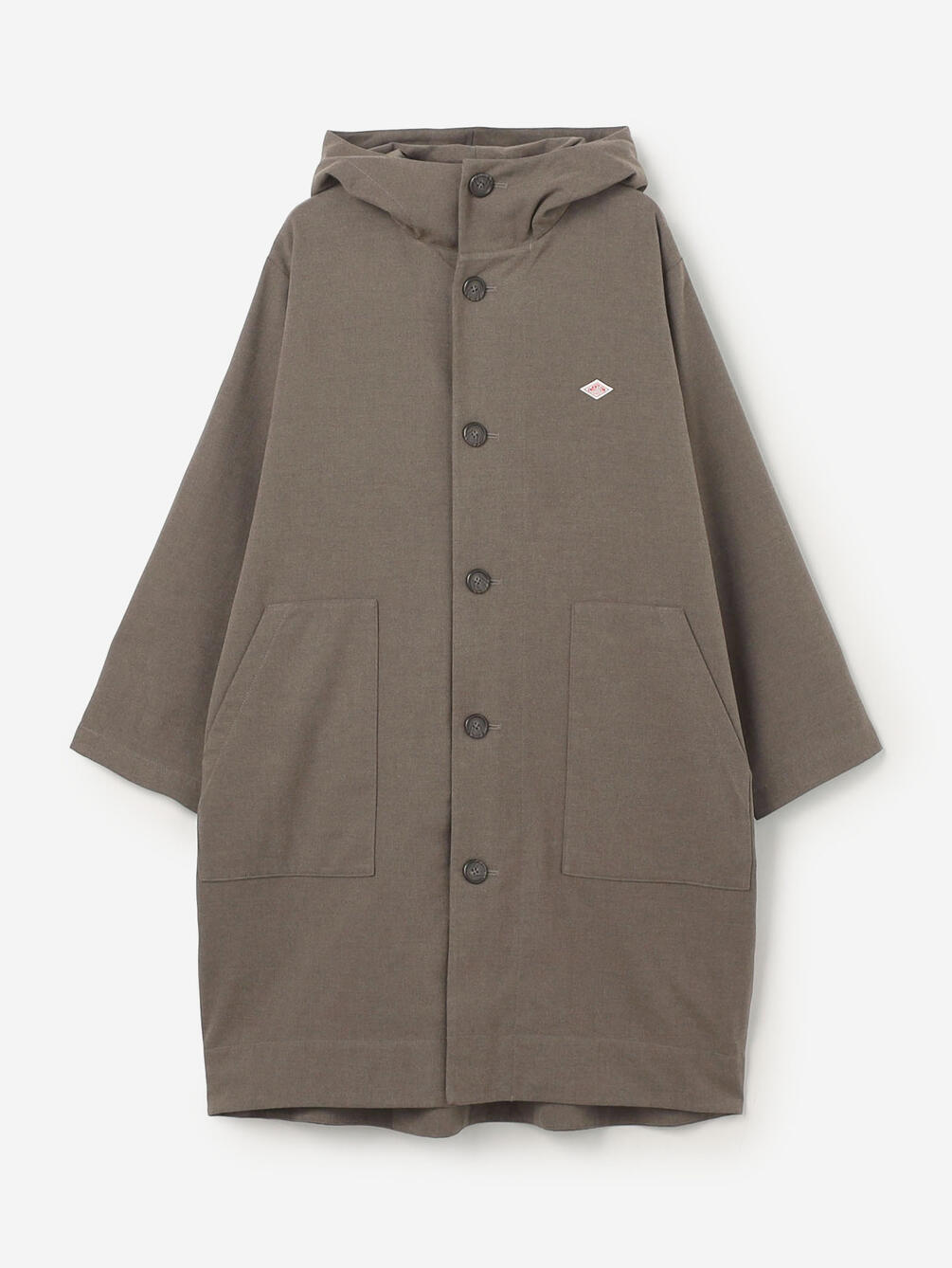 ノベルティ対象】DANTON | ウールライク フードコート WOMEN