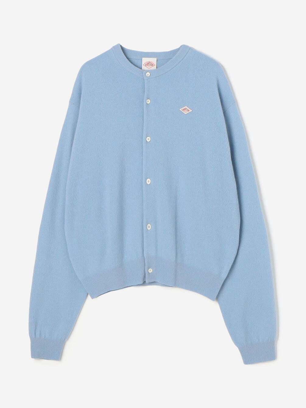 DANTON | ラムウール クルーネックニットカーディガン WOMEN