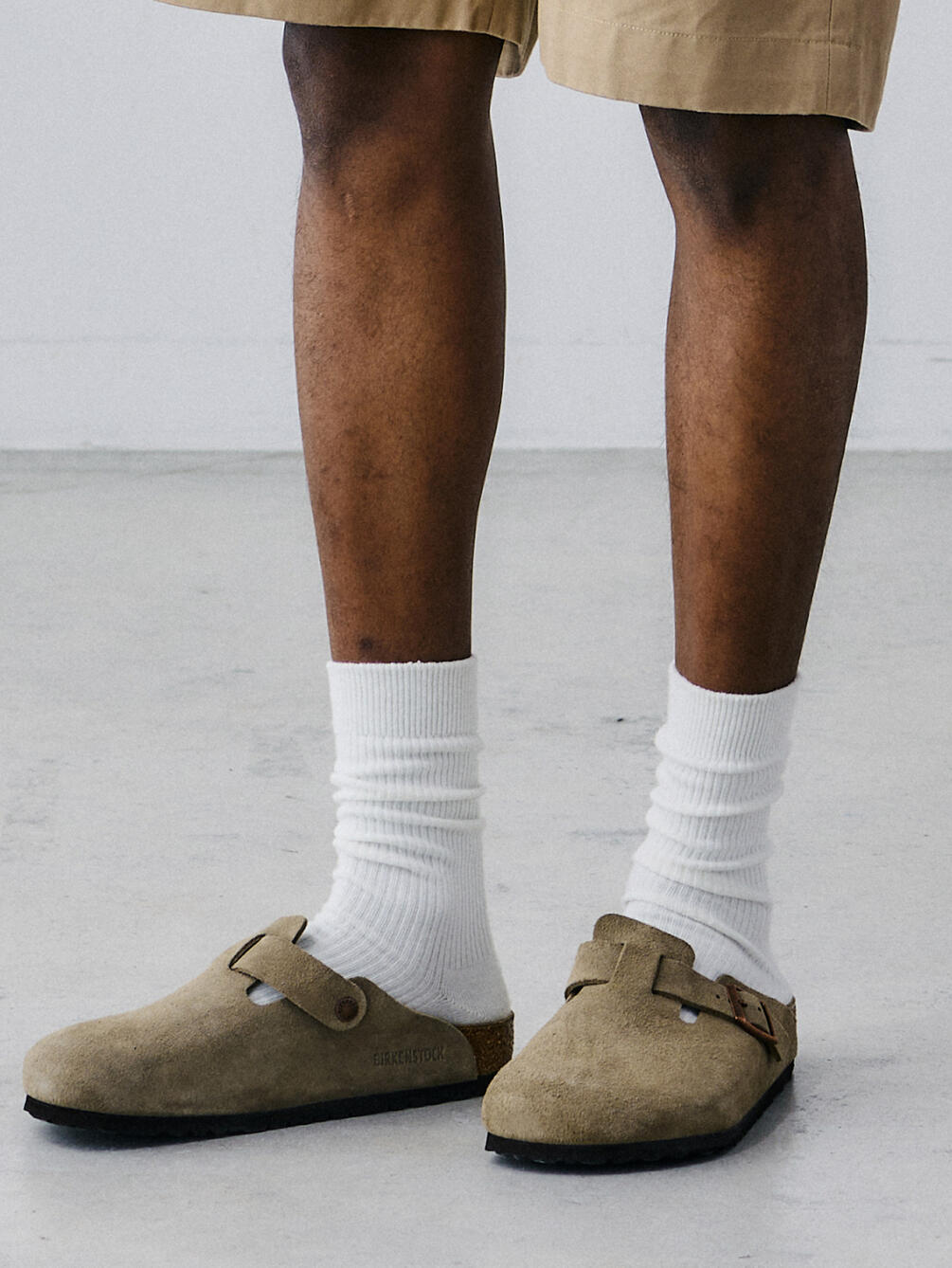 BIRKENSTOCK | Boston LEVE TAUPE MEN