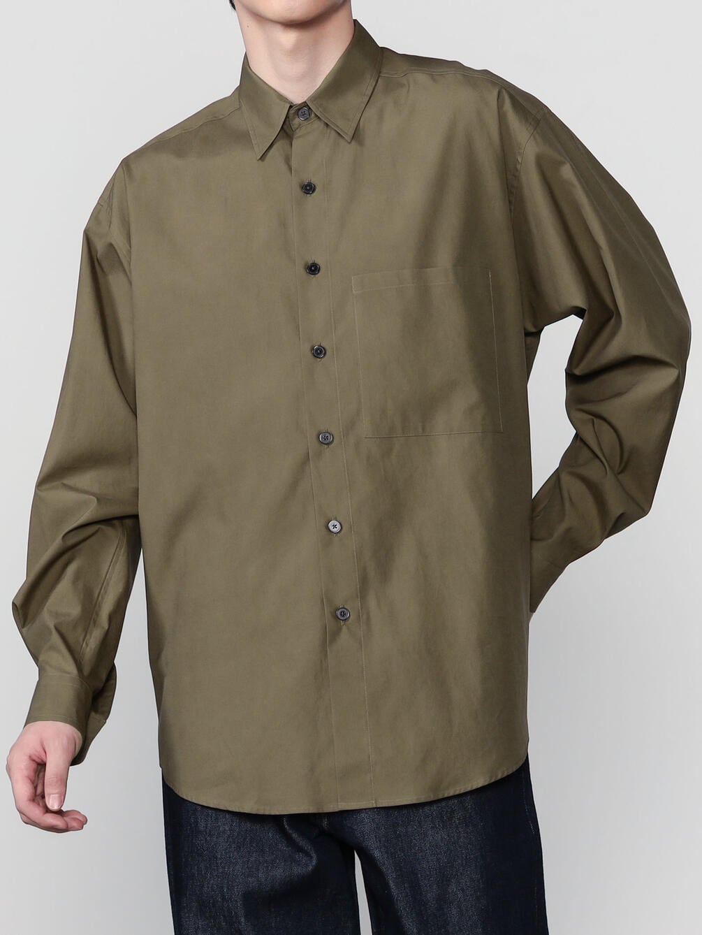 AURALEE | WASHED FINX TWILL BIG SHIRT MEN
