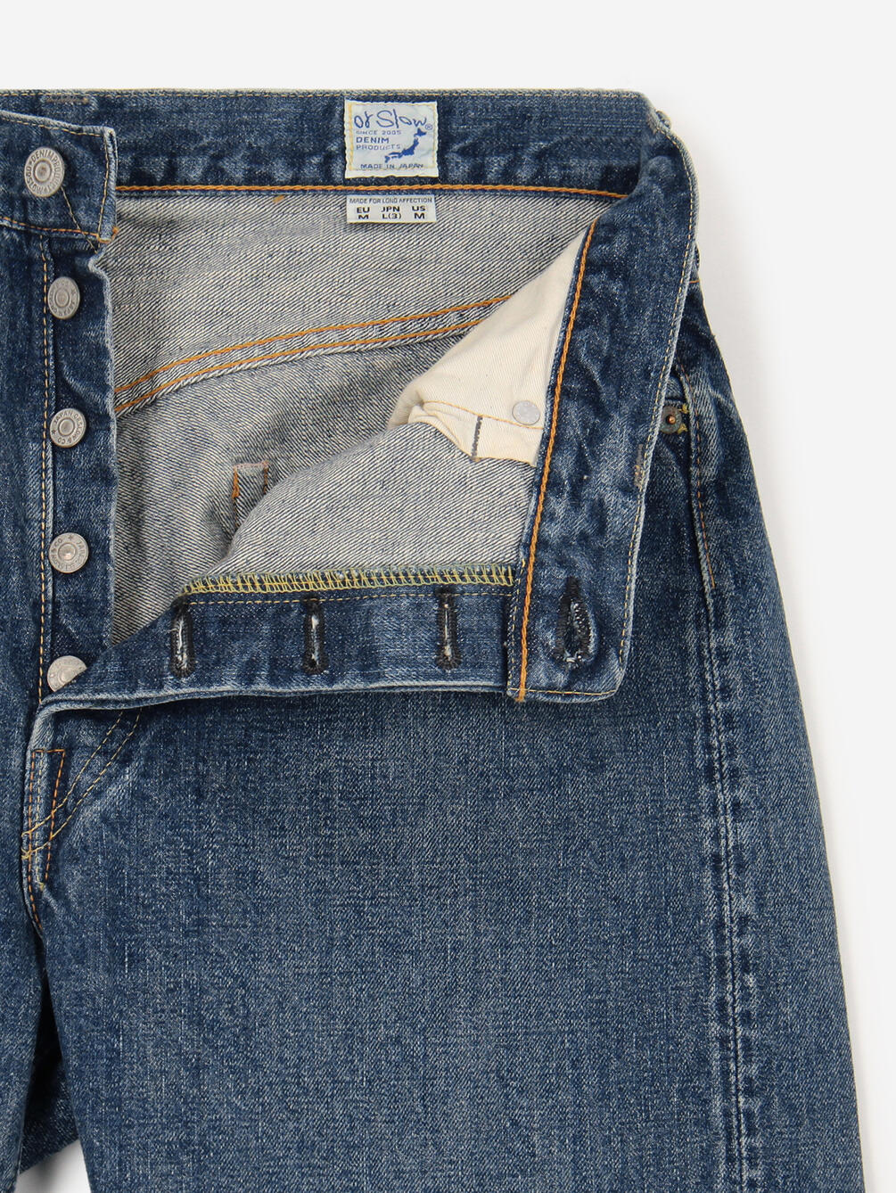 orSlow | 105 STANDARD SELVEDGE DENIM 2YEAR WASH MEN