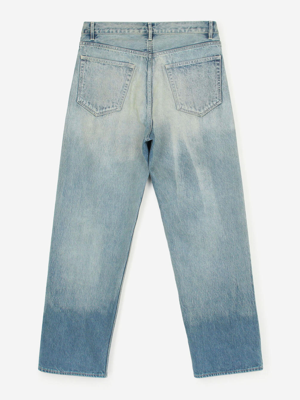 AURALEE | SELVEDGE FADED HEAVY DENIM WIDE PANTS MEN