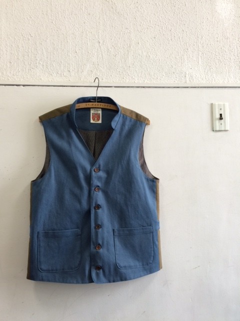 Frank Leder/Triple Washed Cotton Vest(フランクリーダーの3回洗った