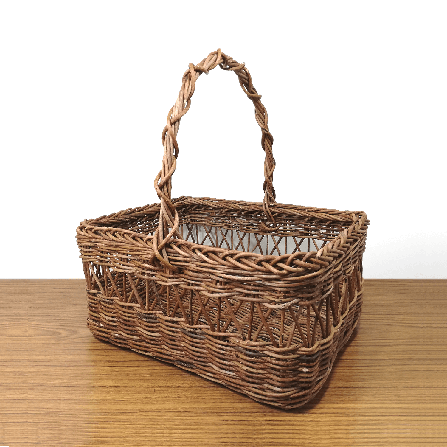 一点物｜あけびかご｜かごバッグ｜バスケット｜矢来編み｜小物入れ