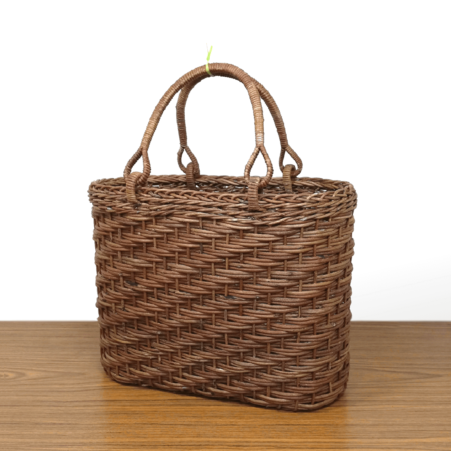 あけび-かごバッグ｜ほら編み｜中サイズ｜小判底｜青森県のあけびかご