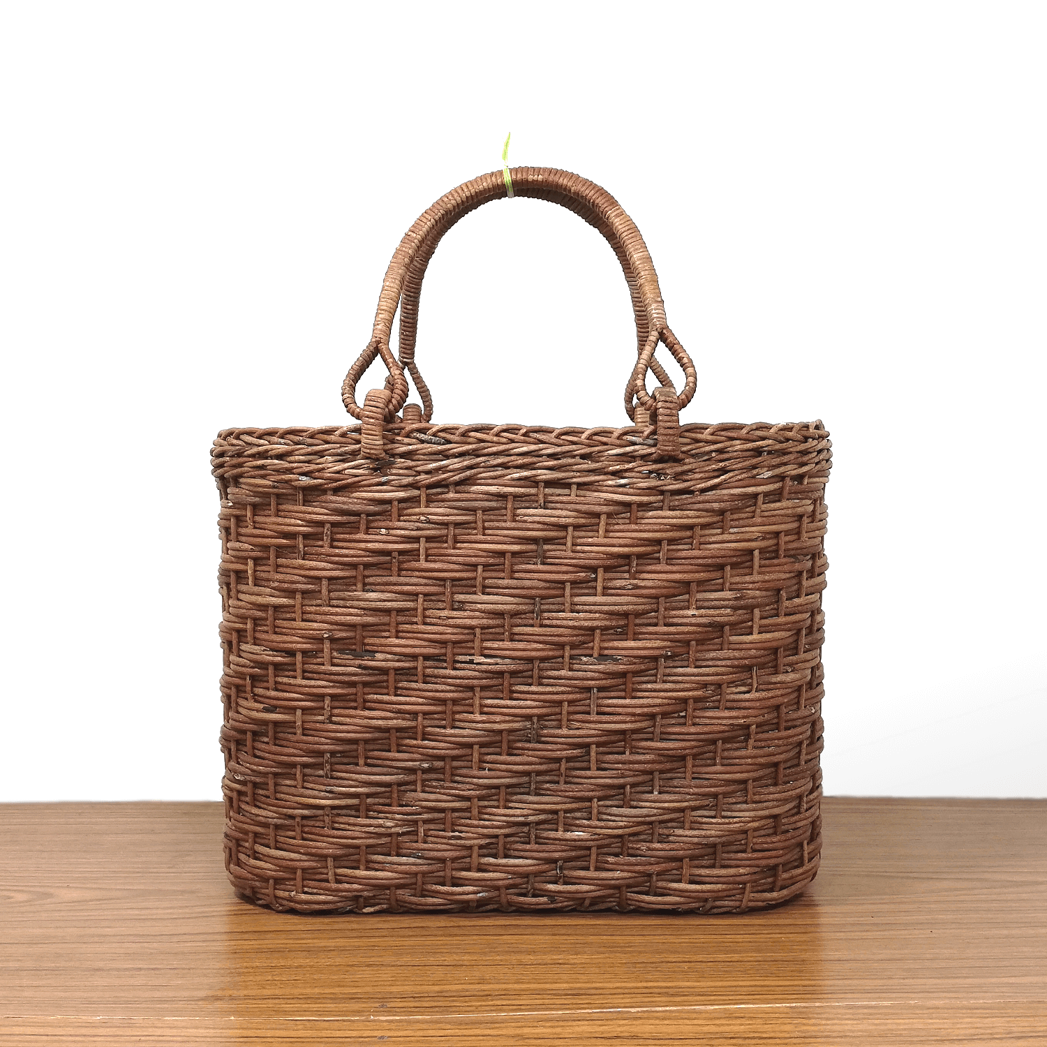 あけび-かごバッグ｜ほら編み｜中サイズ｜小判底｜青森県のあけびかご