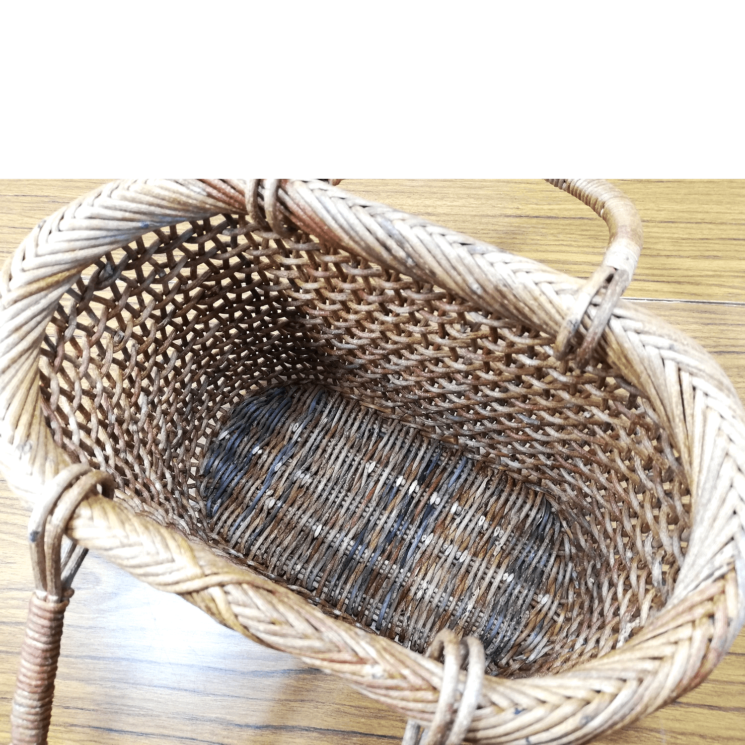 あけび-かごバッグ｜こだし編み｜特小・ミニサイズ｜小判底｜青森県の