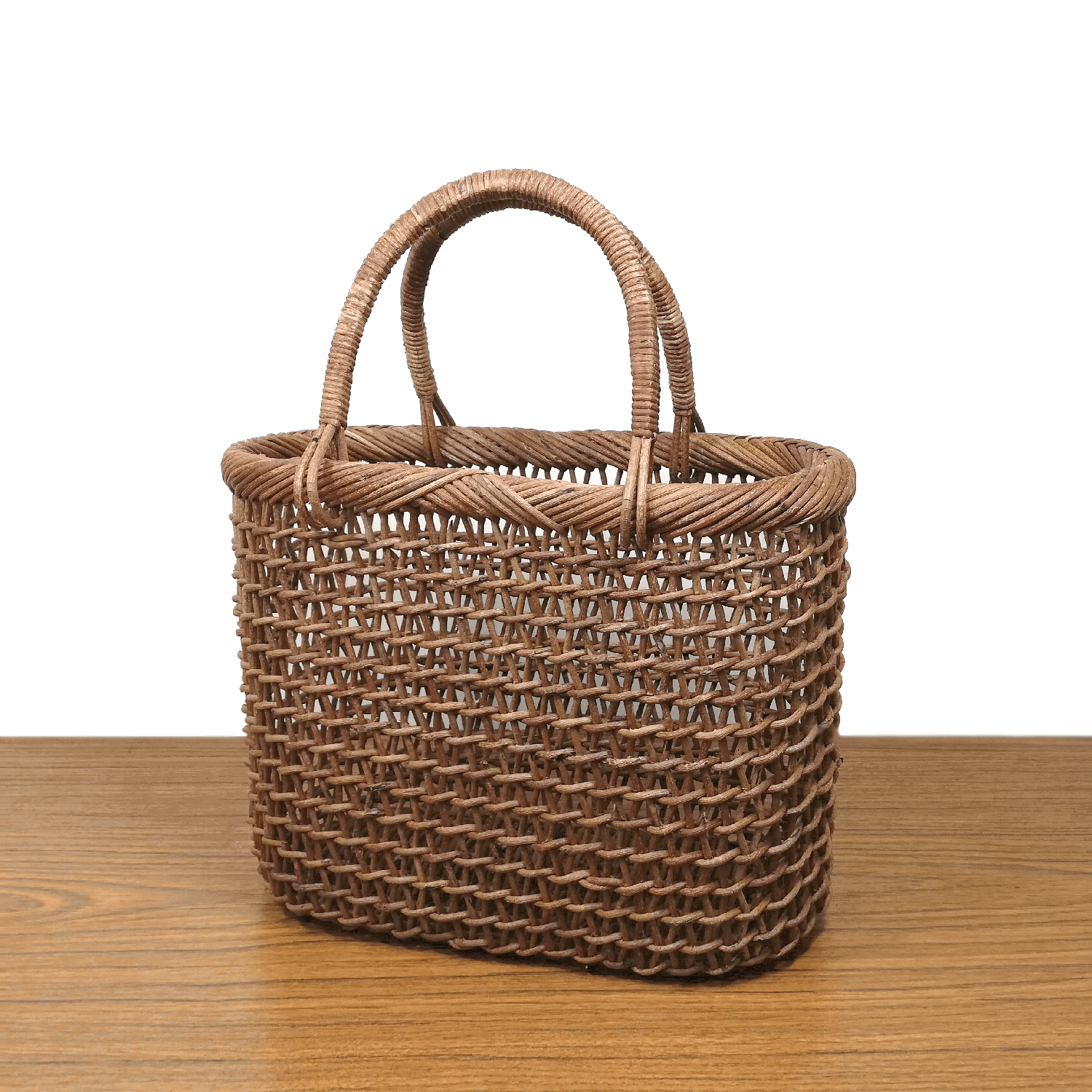 あけび-かごバッグ｜こだし編み｜小サイズ｜小判底｜青森県のあけび