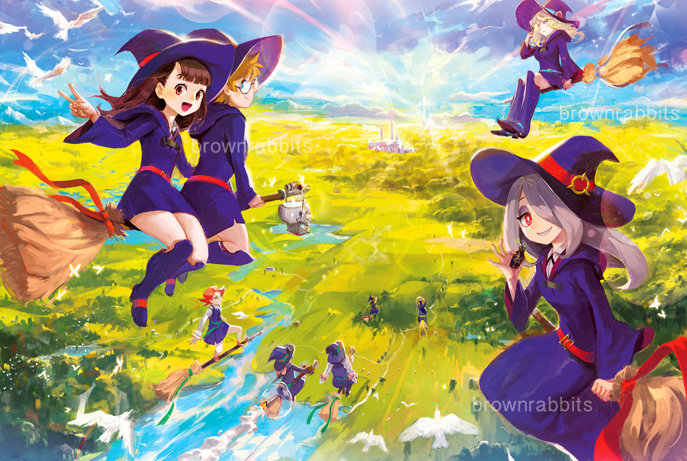 Little Witch Academia Poster リトルウィッチアカデミア – Brownrabbits