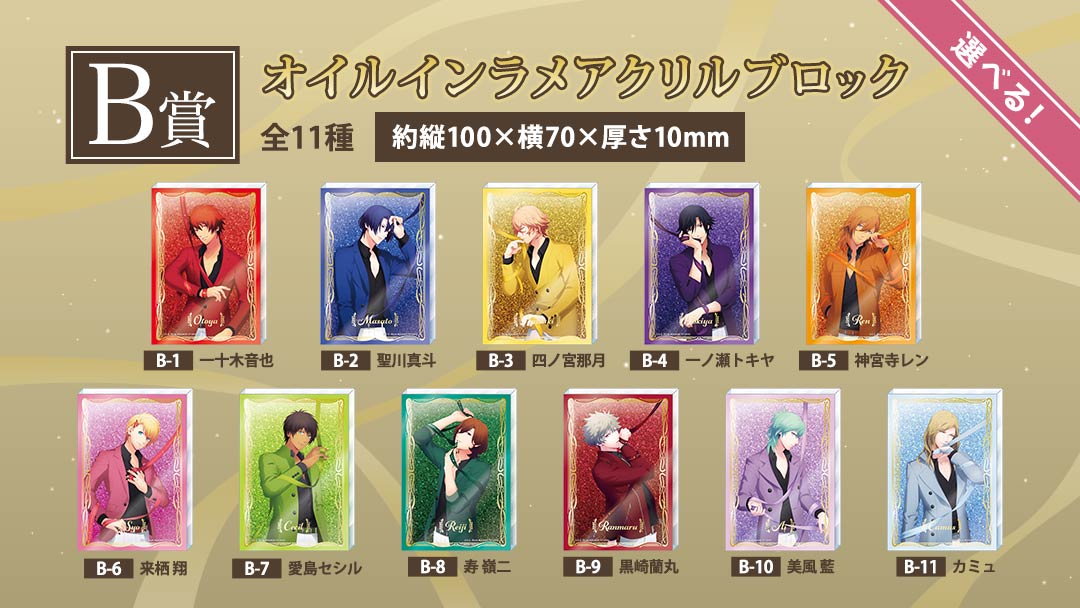 うたプリ ワンダーランド WL ブロッコリーくじ B賞 アクリルブロック