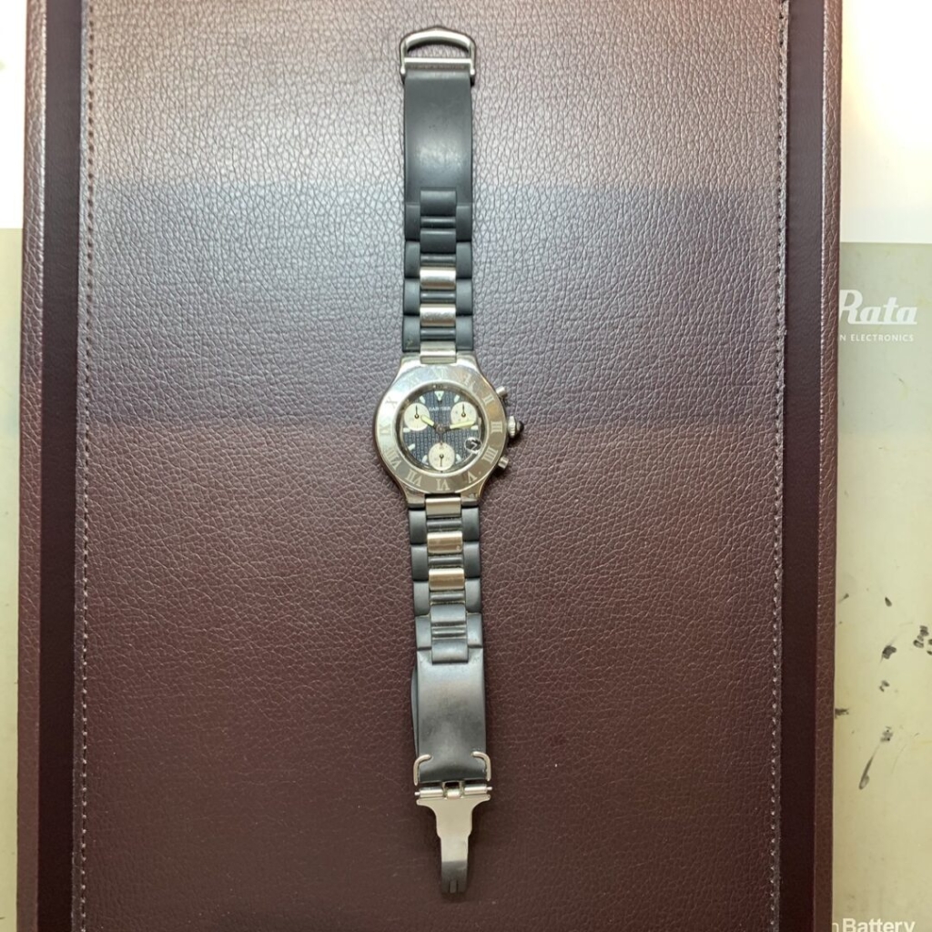 Cartier(カルティエ)クロノスカフ W10125U2の電池交換はBROOCH