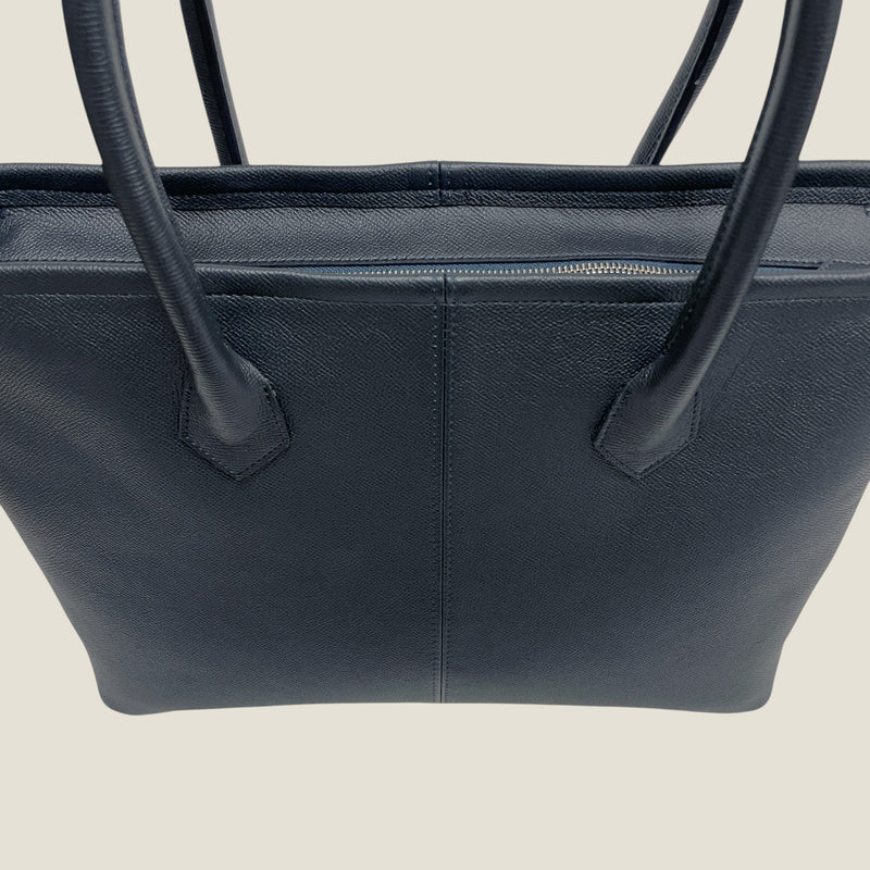 フレンチカーフ] ロワイヤルMトートバッグcolor：オールネイビー