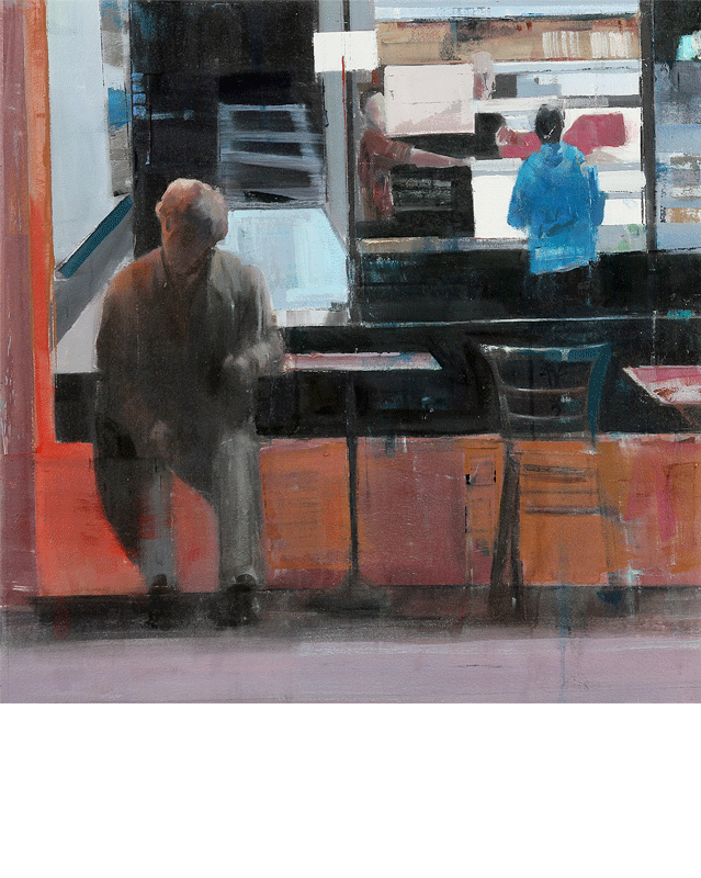 絵画 Brett Amory original paint Waiting Series – Brett Amory