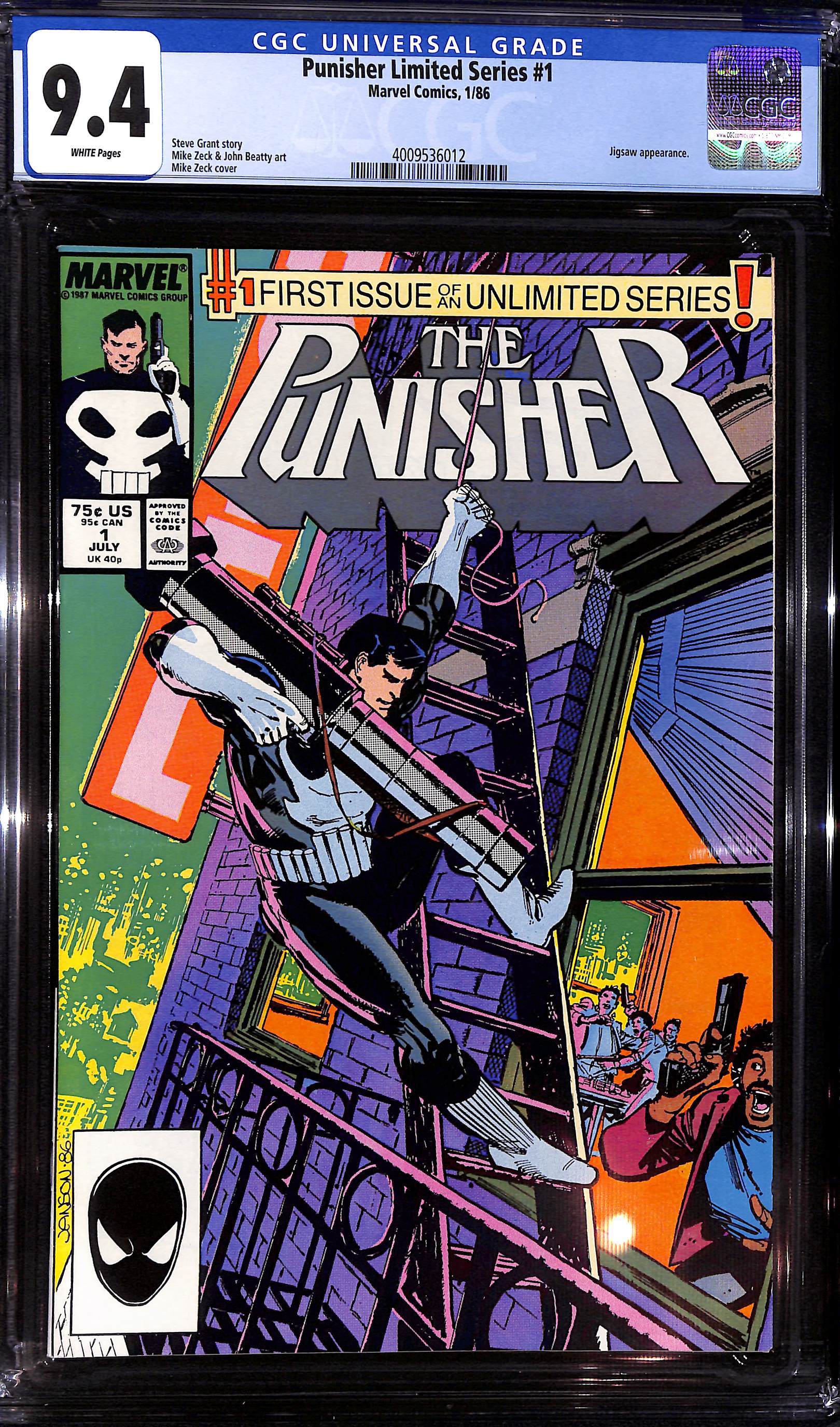 Punisher Limited Series #1 - (CGC 9.4) – Breaks.TV