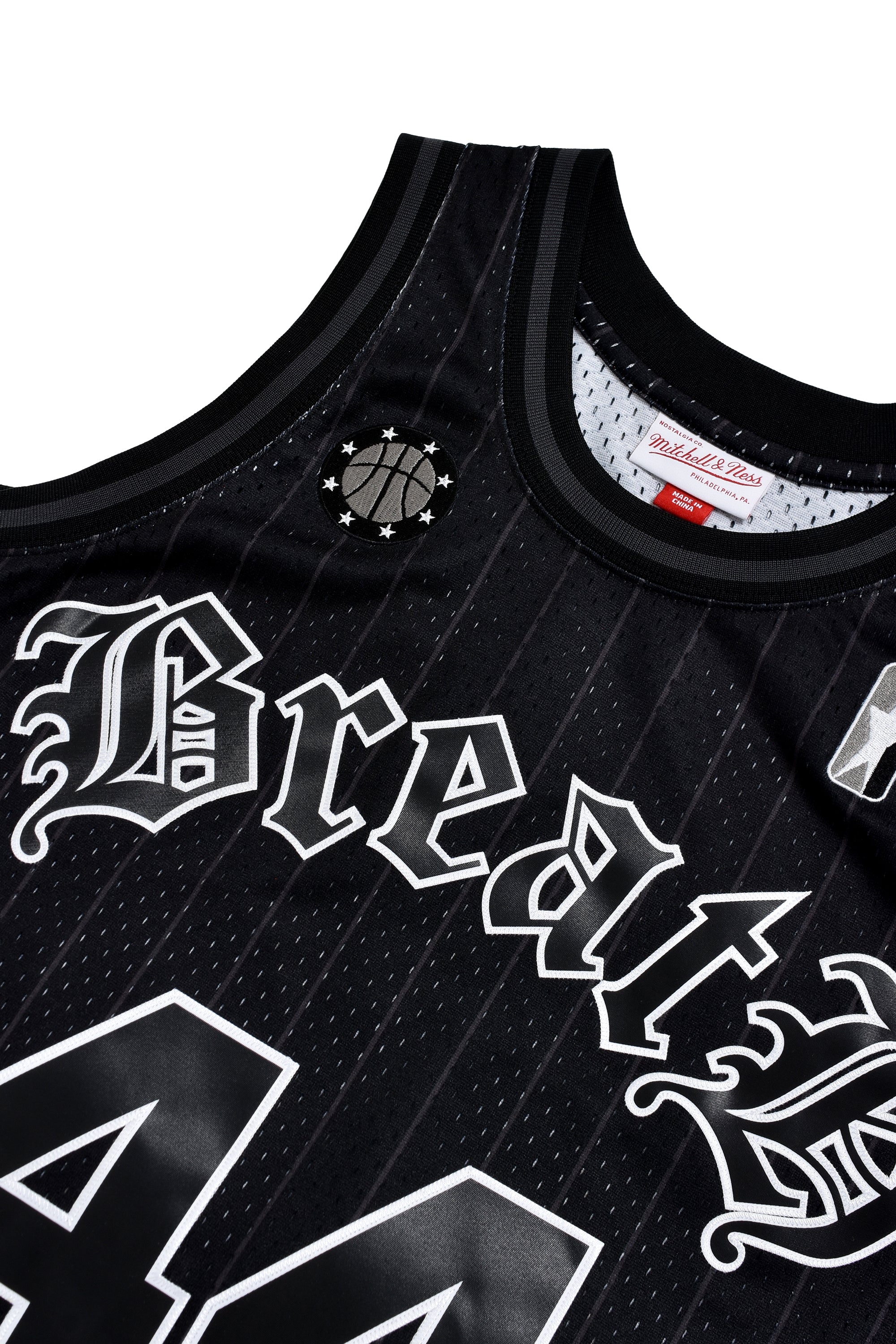 MITCHELL&NESS BB GAME JERSEY / BLACK – BREATH - サイズ 着丈 身幅