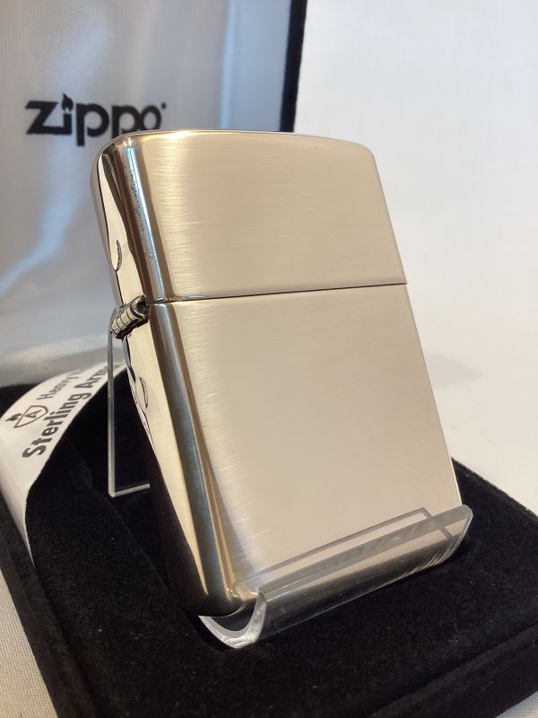 ビンテージ ZIPPO STERLING 1995 ベネチアン柄 シルバー ビンテージ