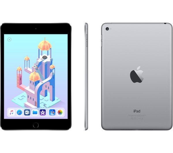APPLE iPad mini 4 - 128 GB, Space Grey - MK9N2B/A - Currys Business