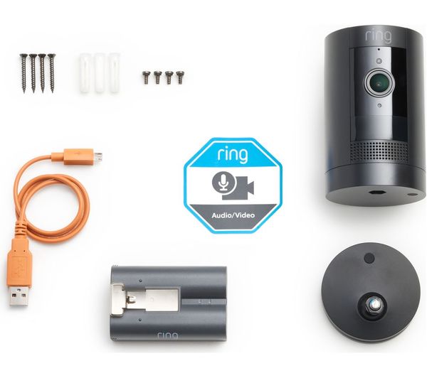 RING Stick Up Cam Battery (3rd Gen) - Twin Pack, Black