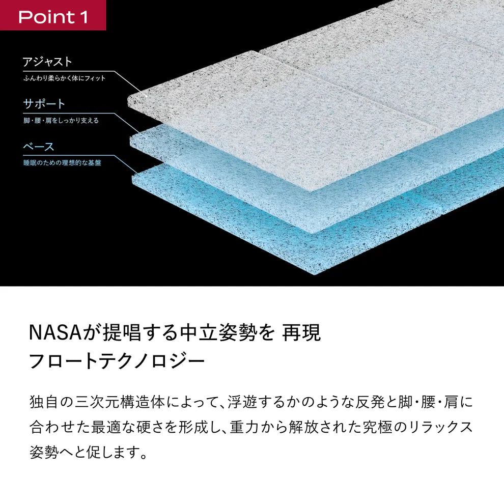 ブレインスリープ マットレス フロート | BRAIN SLEEP OFFICIAL SITE