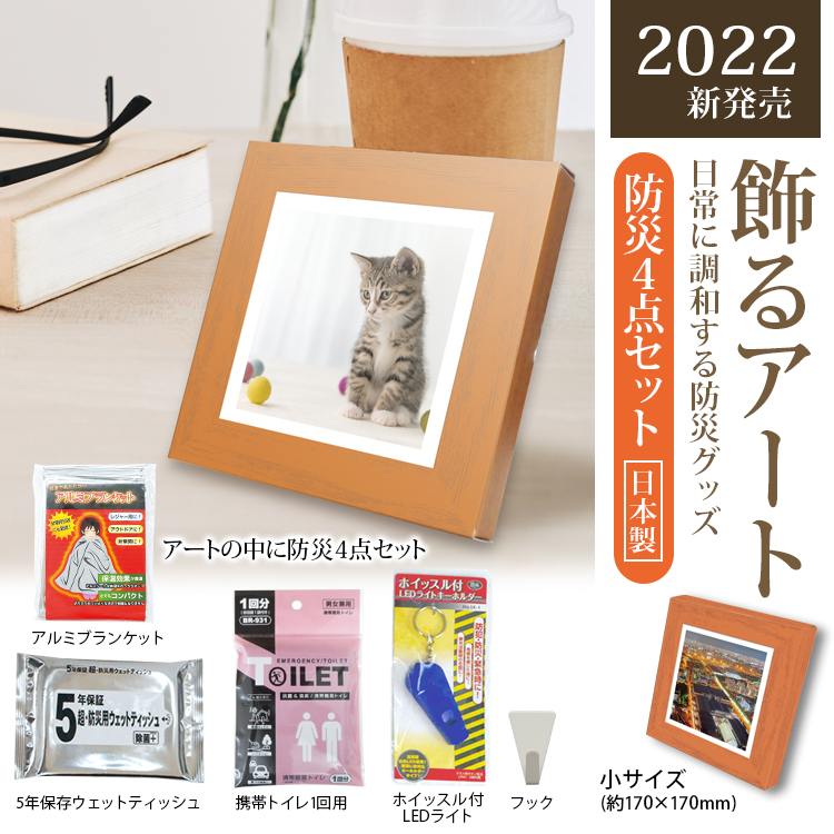 BR-ATT300 飾るアート防災4点セット+アートポスター14種セット | 株式