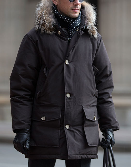 買取実績 ウールリッチ NEW アークティックパーカー BLACK XS | BRAND