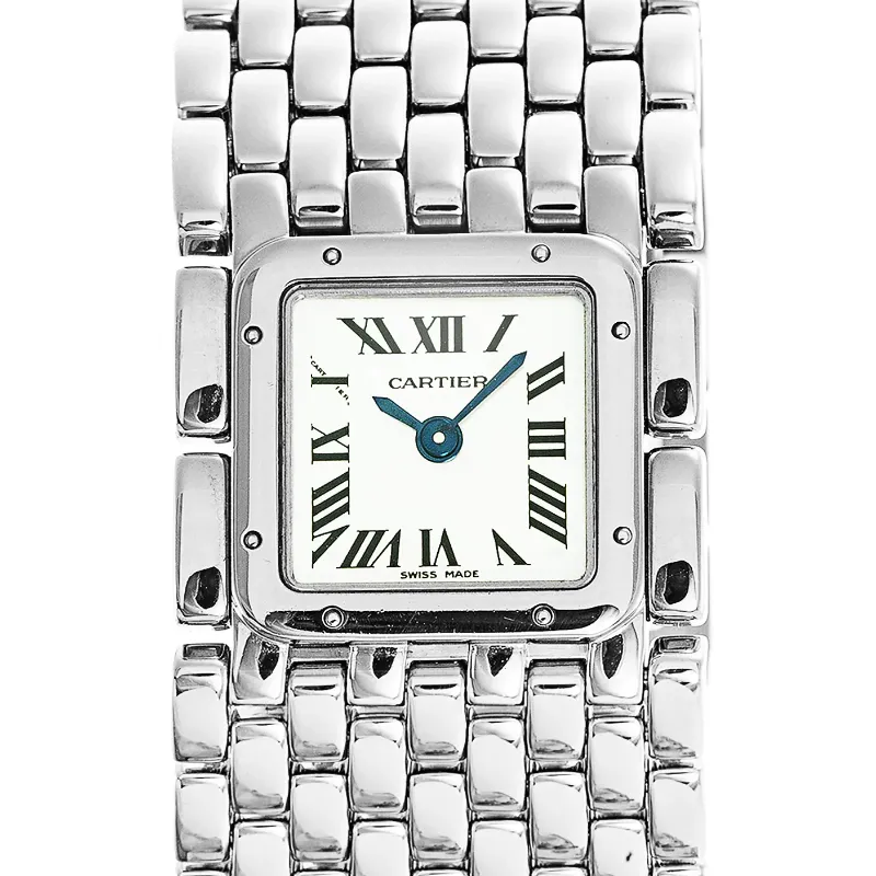 カルティエ パンテール リュバン 白シェル文字盤 QZ 時計｜ブランド