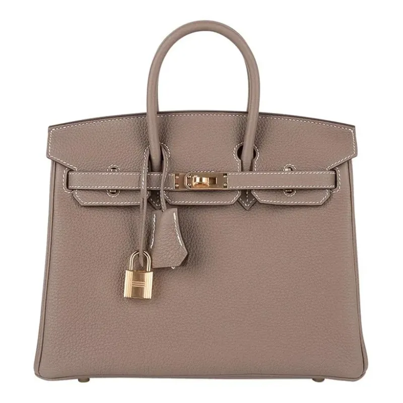 バーキン25 エトゥープ トゴ ゴールド金具 ｜ブランド買取なら