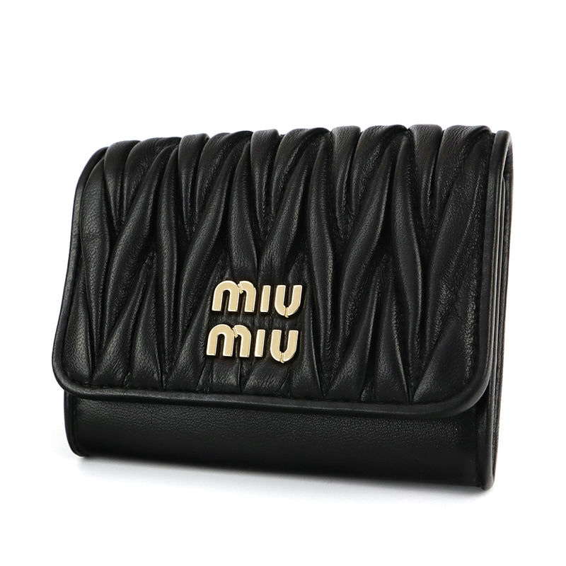 Brandol / MIU MIU ミュウミュウ 名刺入れ キルティングレザー