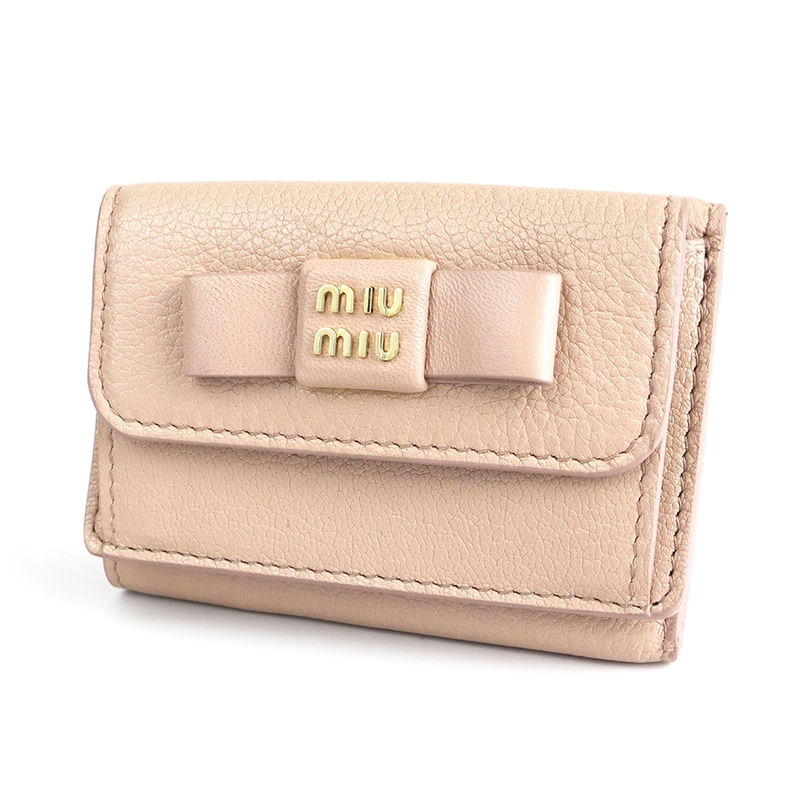 Brandol / MIU MIU ミュウミュウ 名刺入れ キルティングレザー